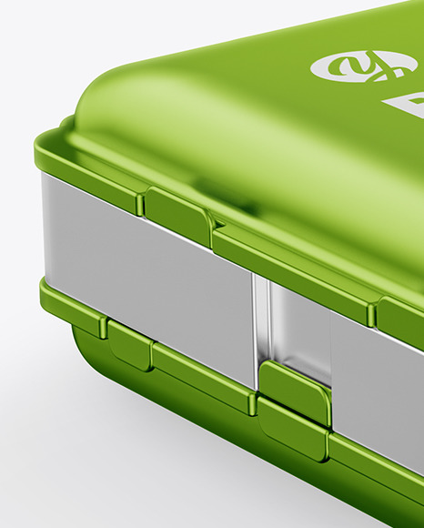 Metallic Pill Case Mockup PSD #1