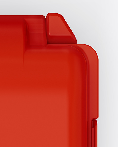 Glossy Pill Case Mockup PSD #1