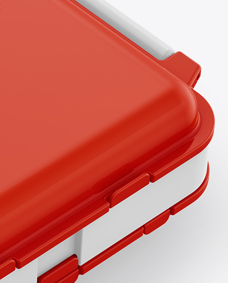 Glossy Pill Case Mockup PSD #1