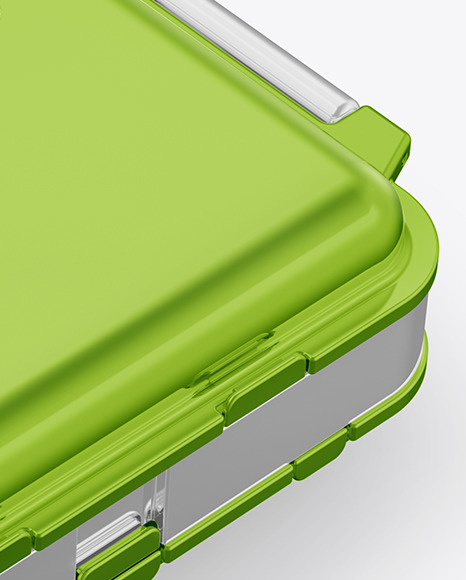 Metallic Pill Case Mockup PSD #1