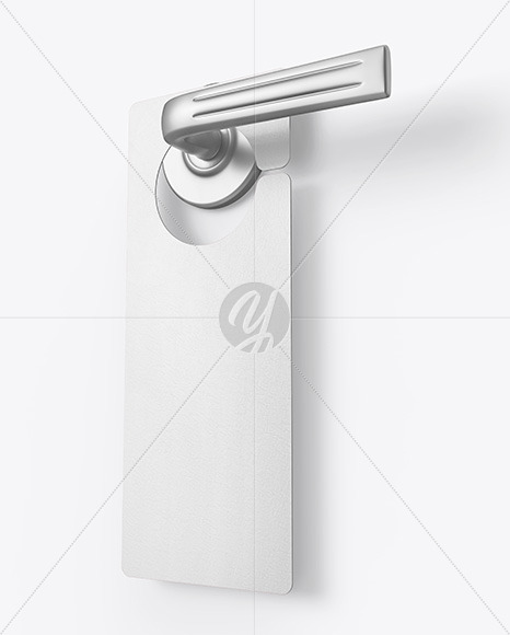 Download Paper Door Hanger Mockup Free Mockups