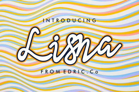 Lisna Calligraphy Font