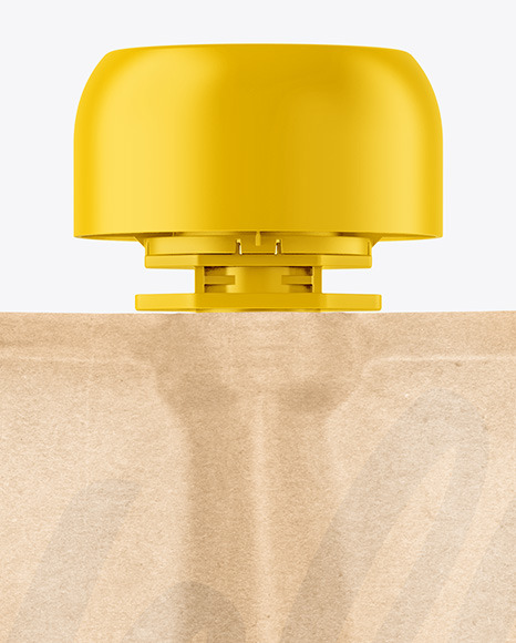 Kraft Paper Doy Pack Mockup PSD #1