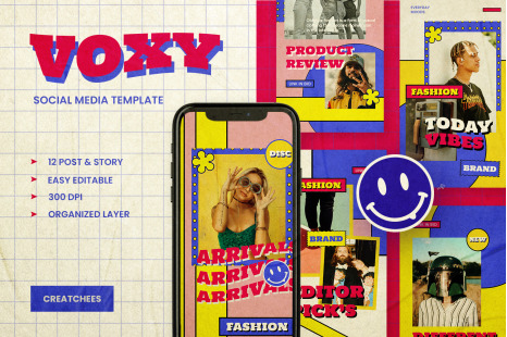 Voxy - Retro Instagram Stories &amp; Post
