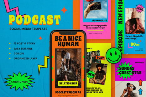 Podcast - Retro Instagram Stories &amp; Post