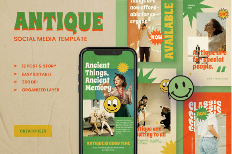 Antique - Retro Instagram Stories &amp; Post