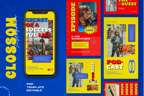 Closom - Retro Instagram Stories &amp; Post