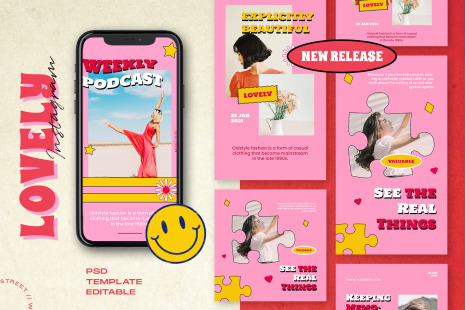 Lovely - Retro Instagram Stories &amp; Post
