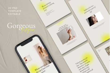 Gorgeous - Minimalist Instagram Stories &amp; Post