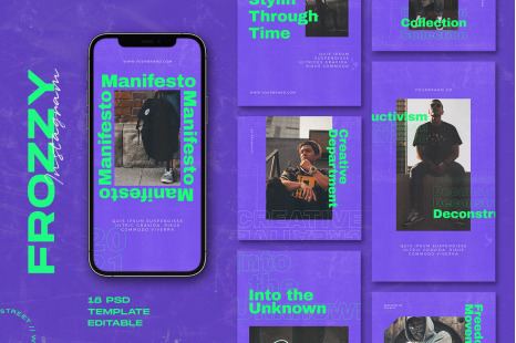 Frozzy - Instagram Stories &amp; Post Template