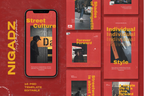 Nigadz - Instagram Stories &amp; Post Template