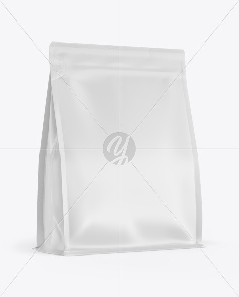 Download Matte Food Bag Mockup In Bag Sack Mockups On Yellow Images Object Mockups