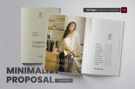 Modern and Minimalist Proposal Indesign Template