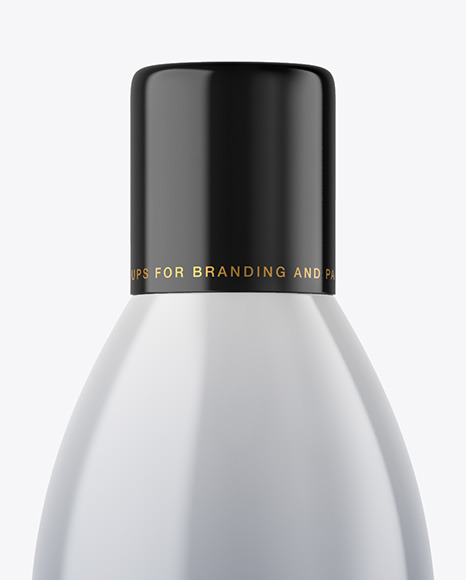 Glossy Plastic Bottle Mockup PSD #1