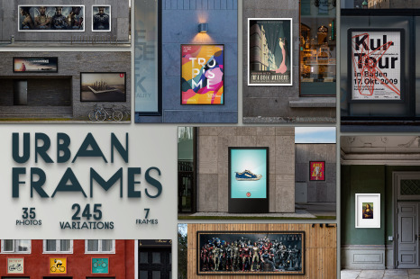 Street Poster Frames - 35 mockups