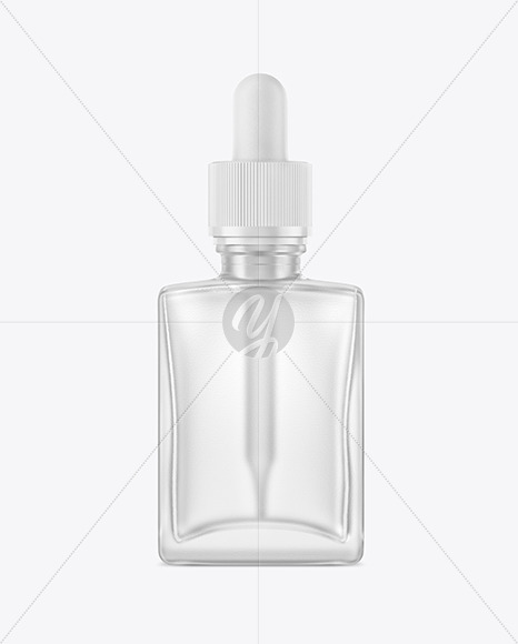 Frosted Dropper Bottle Mockup PSD #3