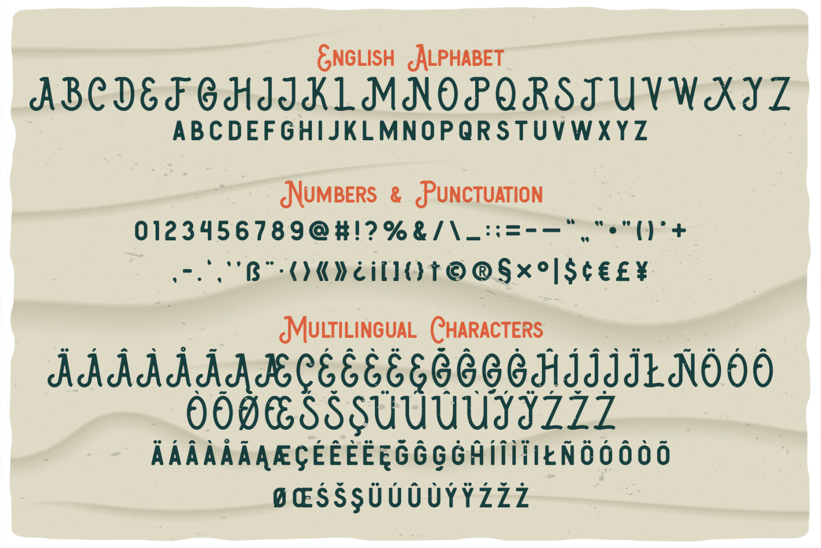 Big Wave Font In Fonts On Yellow Images Creative Store