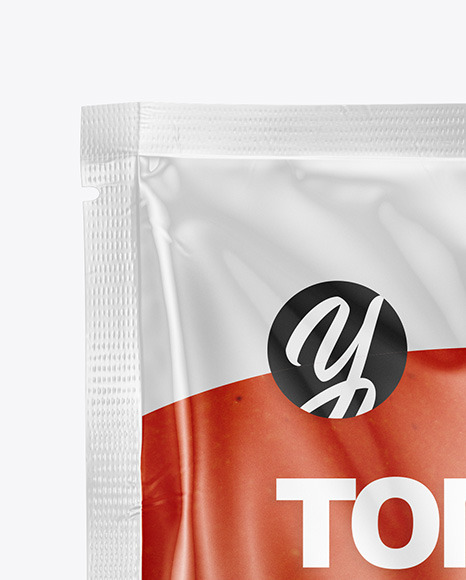 Tomato Ketchup Package Mockup PSD #1