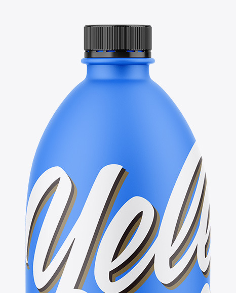 Matte Bottle Mockup PSD #1