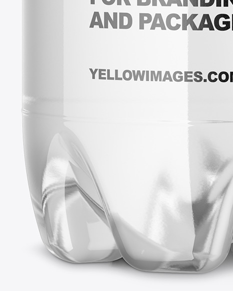 Clear PET Water Can Mockup PSD #1