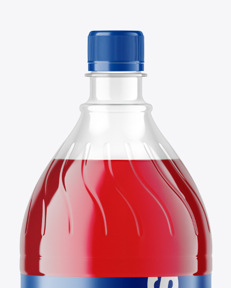 Berry Soft Drink Bottle Mockup PSD #2