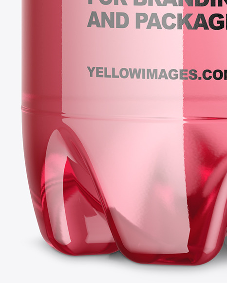 Clear PET Drink Can Mockup PSD #1