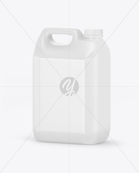 Download Plastic Jerrycan Mockup - Half Side View Free Mockups