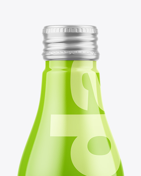 Glossy Drink Bottle Mockup PSD #2