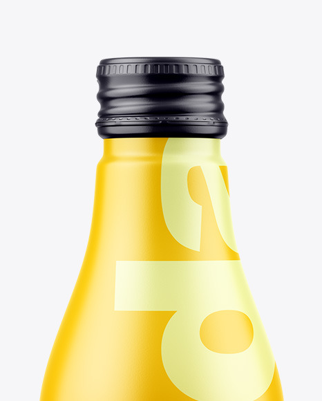Matte Drink Bottle Mockup PSD #2