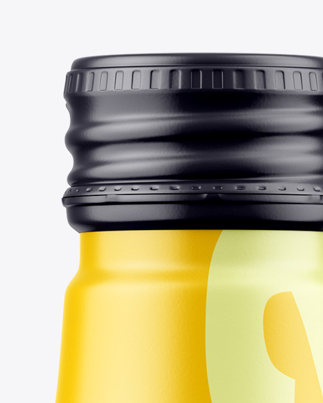 Matte Drink Bottle Mockup PSD #6
