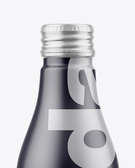 Matte Drink Bottle Mockup PSD #5