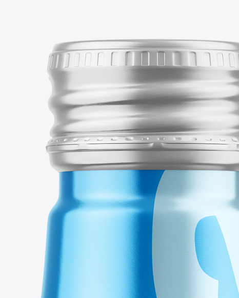 Metallic Drink Bottle Mockup PSD #6