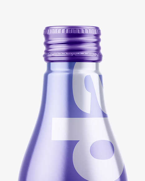 Metallic Drink Bottle Mockup PSD #5
