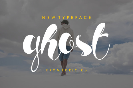 Ghost Script Calligraphy Font Duo