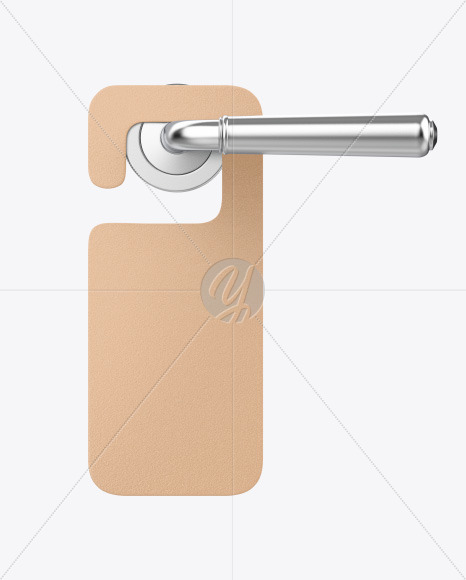 Download Kraft Door Hanger Mockup Free Mockups