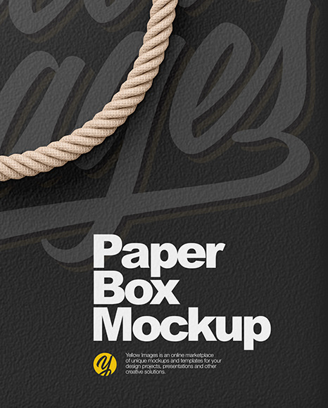 Box with Handles Mockup PSD #1