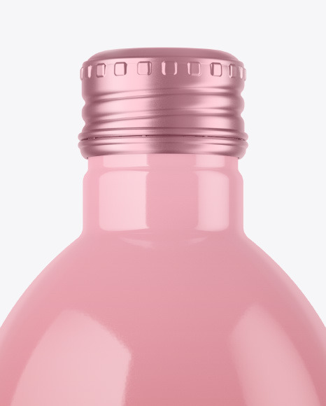 Glossy Bottle Mockup PSD #2