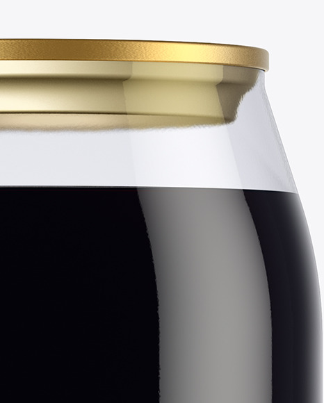 Clear PET Can with Dark Drink Mockup PSD #2