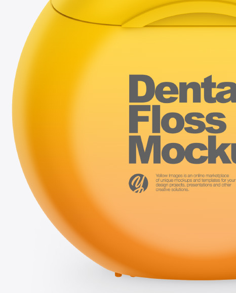 Download Matte Dental Floss Box Mockup In Box Mockups On Yellow Images Object Mockups