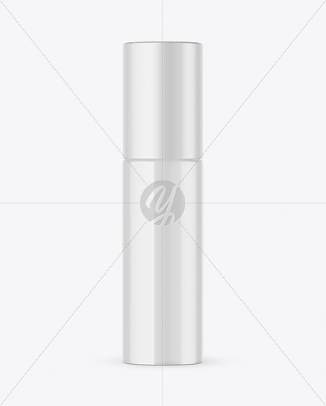 Download Glossy Cosmetic Bottle with Pump Mockup Free Mockups