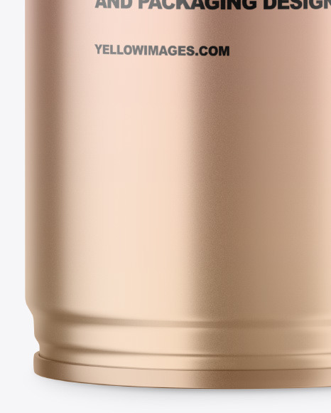 Metallic Bottle Mockup PSD #1