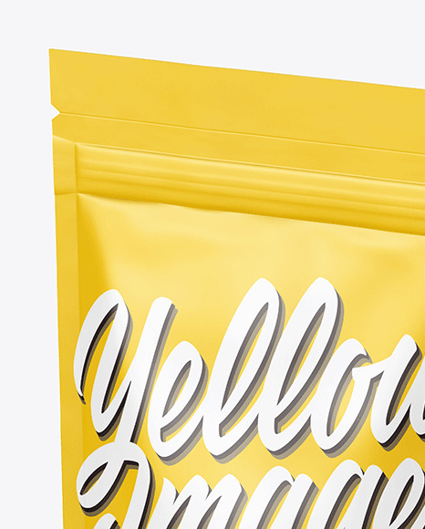 Matte Stand Up Pouch Mockup PSD #1