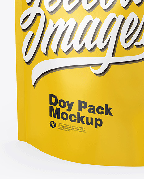 Matte Stand Up Pouch Mockup PSD #6