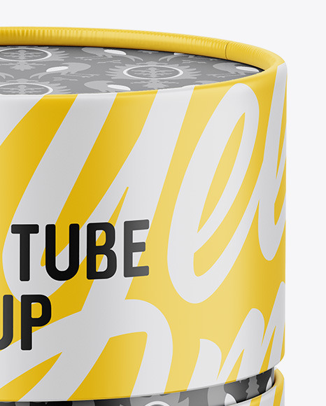 Paper Tube Mockup PSD #1