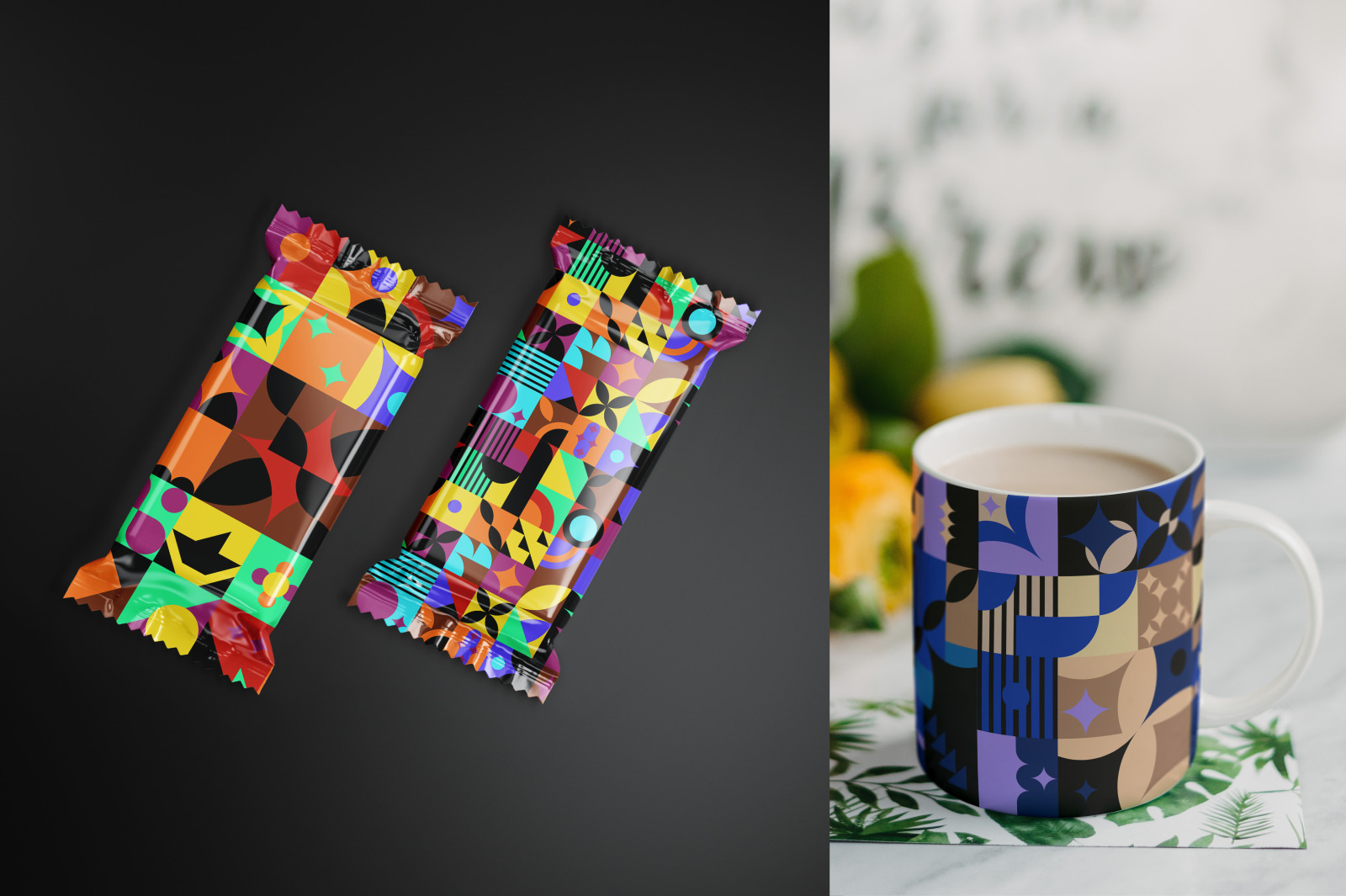 Geometric patterns collection