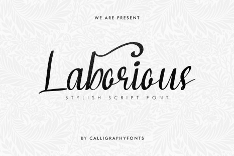 Laborious Font