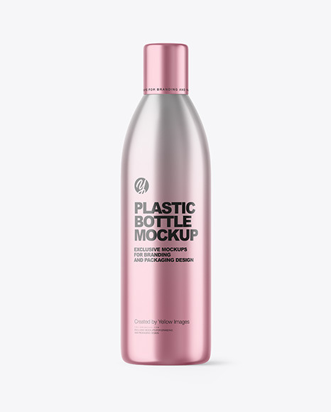 Metallic Bottle Mockup