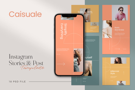 Caisuale - Minimalist Instagram Stories &amp; Post