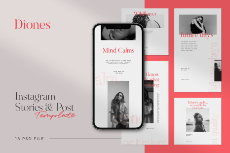 Diones - Minimalist Instagram Stories &amp; Post