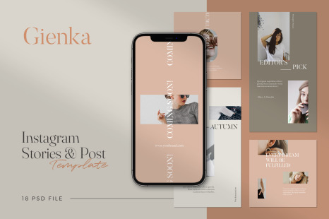 Gienka - Minimalist Instagram Stories &amp; Post